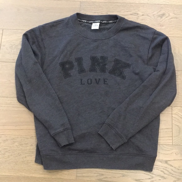 PINK Victoria's Secret Sweaters - PINK crewneck M in grey from Victoria’s Secret
